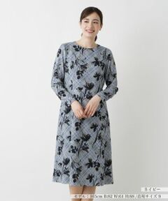 Leilian / レリアン ドレス | 洗えるストレッチフレアワンピース