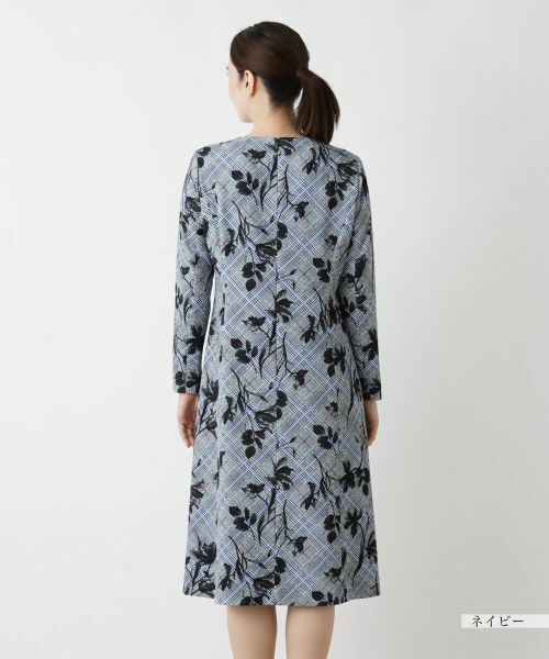 Leilian / レリアン ドレス | 洗えるストレッチフレアワンピース | 詳細10