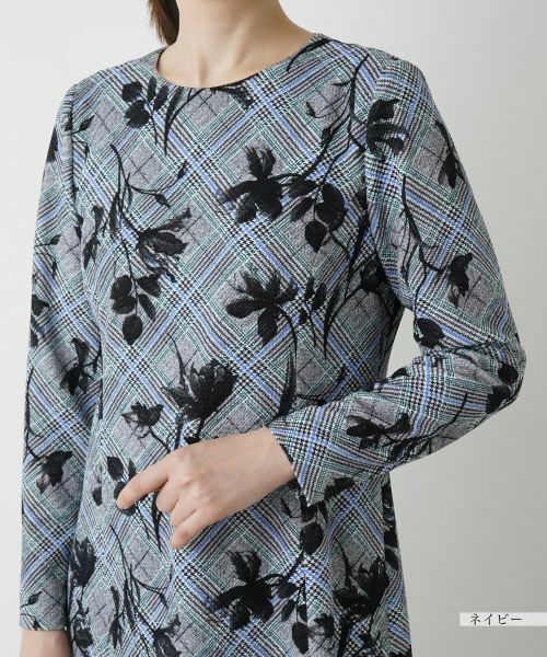 Leilian / レリアン ドレス | 洗えるストレッチフレアワンピース | 詳細14