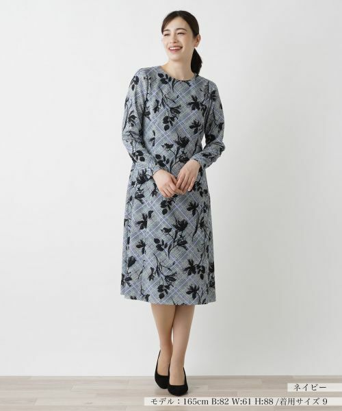 Leilian / レリアン ドレス | 洗えるストレッチフレアワンピース | 詳細5