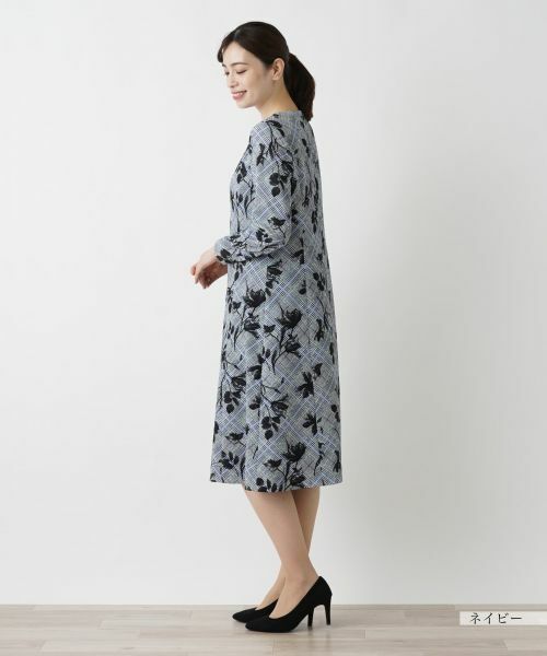 Leilian / レリアン ドレス | 洗えるストレッチフレアワンピース | 詳細6