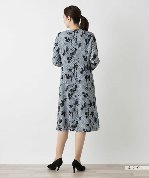 Leilian / レリアン ドレス | 洗えるストレッチフレアワンピース | 詳細7