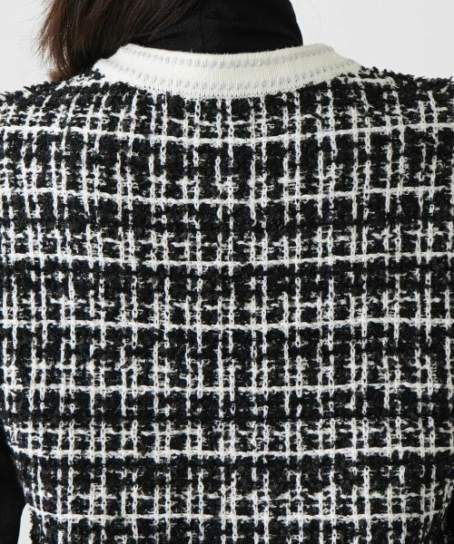 Leilian / レリアン テーラードジャケット | ツイードニットベスト | 詳細16