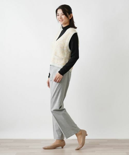 Leilian / レリアン テーラードジャケット | ツイードニットベスト | 詳細6