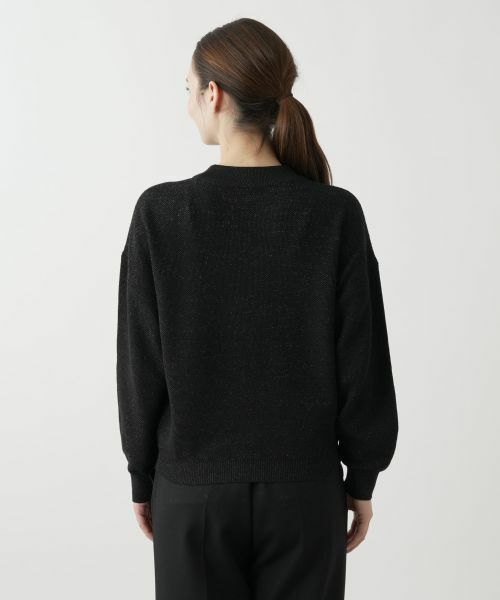 Leilian / レリアン ニット・セーター | ビジューネックラメニット【Leilian WHITE LABEL】 | 詳細11