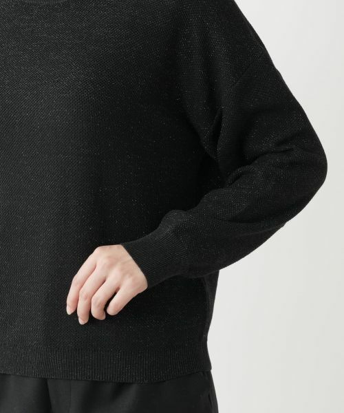 Leilian / レリアン ニット・セーター | ビジューネックラメニット【Leilian WHITE LABEL】 | 詳細14