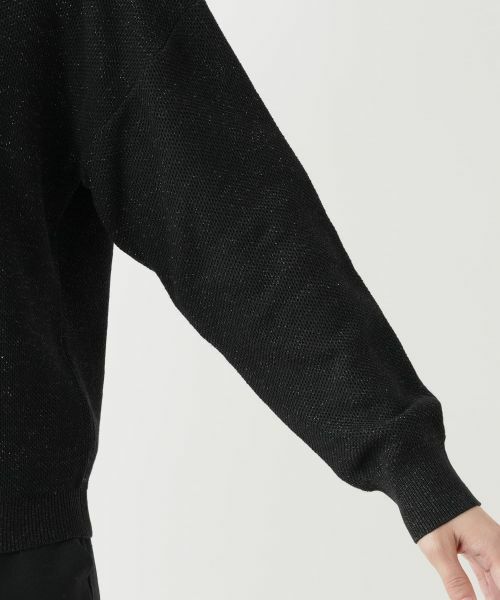 Leilian / レリアン ニット・セーター | ビジューネックラメニット【Leilian WHITE LABEL】 | 詳細15