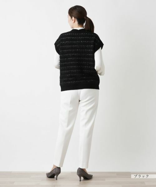 Leilian / レリアン テーラードジャケット | ニットベスト | 詳細3