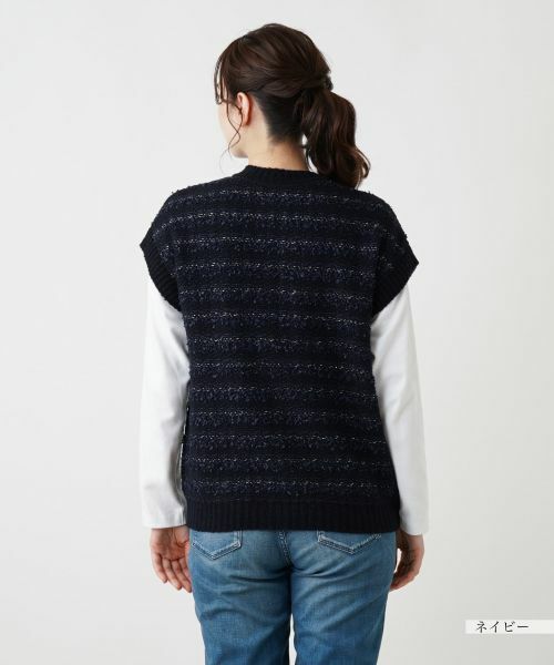 Leilian / レリアン テーラードジャケット | ニットベスト | 詳細9