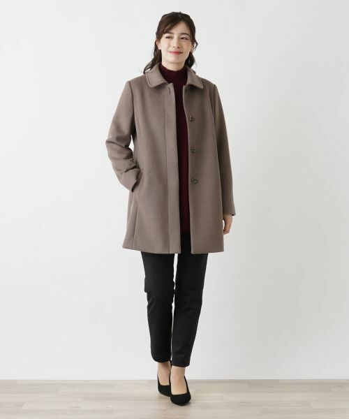 Leilian / レリアン その他アウター | ラウンドカラーコート【Leilian WHITE LABEL】 | 詳細1