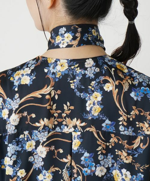 Leilian / レリアン シャツ・ブラウス | ボウタイノーカラーブラウス【ROCHAS Premiere】 | 詳細10