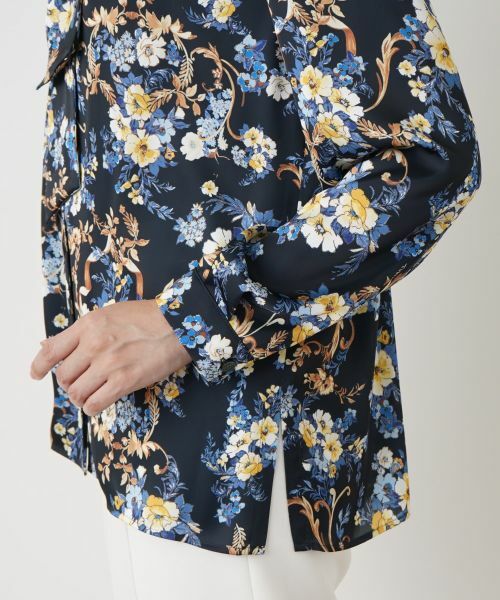 Leilian / レリアン シャツ・ブラウス | ボウタイノーカラーブラウス【ROCHAS Premiere】 | 詳細12