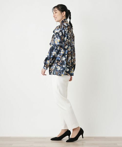 Leilian / レリアン シャツ・ブラウス | ボウタイノーカラーブラウス【ROCHAS Premiere】 | 詳細2