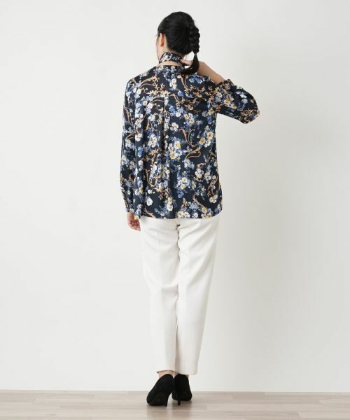 Leilian / レリアン シャツ・ブラウス | ボウタイノーカラーブラウス【ROCHAS Premiere】 | 詳細3