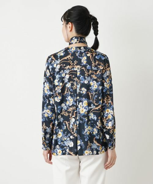 Leilian / レリアン シャツ・ブラウス | ボウタイノーカラーブラウス【ROCHAS Premiere】 | 詳細6