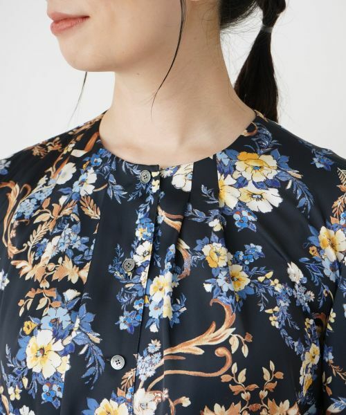 Leilian / レリアン シャツ・ブラウス | ボウタイノーカラーブラウス【ROCHAS Premiere】 | 詳細9