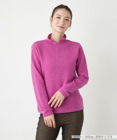 Leilian / レリアン ニット・セーター | スリットハイネックニット【Leilian WHITE LABEL】