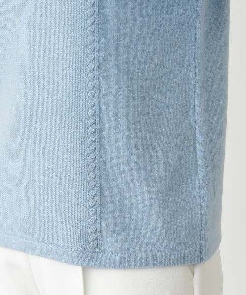 Leilian / レリアン ニット・セーター | スリットハイネックニット【Leilian WHITE LABEL】 | 詳細13