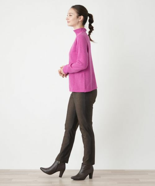 Leilian / レリアン ニット・セーター | スリットハイネックニット【Leilian WHITE LABEL】 | 詳細2