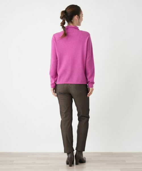 Leilian / レリアン ニット・セーター | スリットハイネックニット【Leilian WHITE LABEL】 | 詳細3