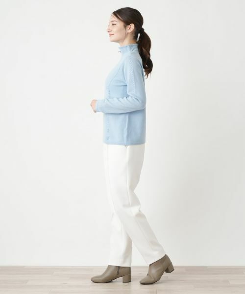 Leilian / レリアン ニット・セーター | スリットハイネックニット【Leilian WHITE LABEL】 | 詳細5