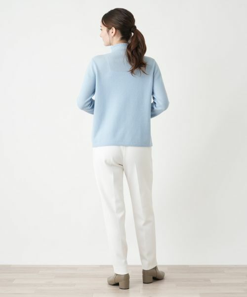 Leilian / レリアン ニット・セーター | スリットハイネックニット【Leilian WHITE LABEL】 | 詳細6