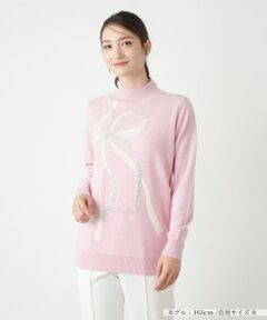 Leilian / レリアン ニット・セーター | リボンディテールニット【Leilian WHITE LABEL】