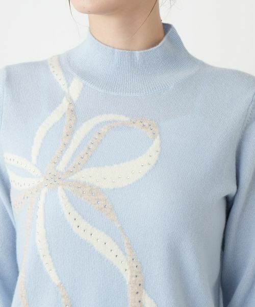 Leilian / レリアン ニット・セーター | リボンディテールニット【Leilian WHITE LABEL】 | 詳細11