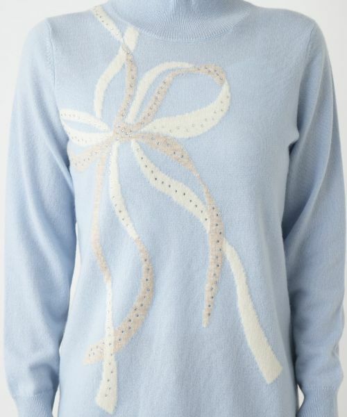 Leilian / レリアン ニット・セーター | リボンディテールニット【Leilian WHITE LABEL】 | 詳細13