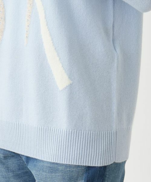 Leilian / レリアン ニット・セーター | リボンディテールニット【Leilian WHITE LABEL】 | 詳細15