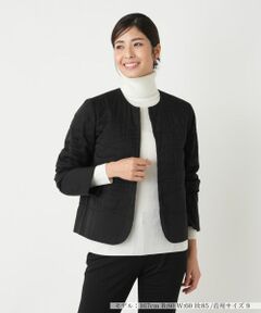 Leilian / レリアン テーラードジャケット | ノーカラージャケット【Leilian WHITE LABEL】
