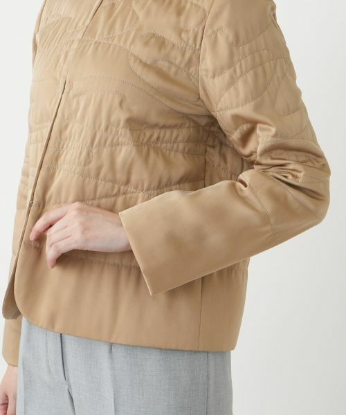 Leilian / レリアン テーラードジャケット | ノーカラージャケット【Leilian WHITE LABEL】 | 詳細10