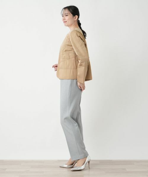 Leilian / レリアン テーラードジャケット | ノーカラージャケット【Leilian WHITE LABEL】 | 詳細2