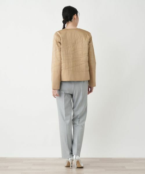 Leilian / レリアン テーラードジャケット | ノーカラージャケット【Leilian WHITE LABEL】 | 詳細3