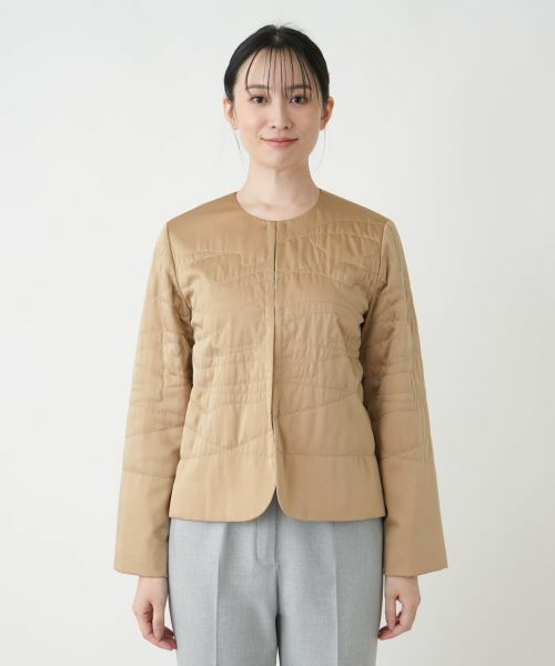 Leilian / レリアン テーラードジャケット | ノーカラージャケット【Leilian WHITE LABEL】 | 詳細4