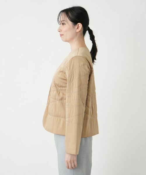 Leilian / レリアン テーラードジャケット | ノーカラージャケット【Leilian WHITE LABEL】 | 詳細5