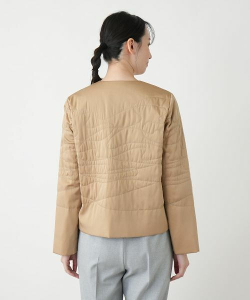 Leilian / レリアン テーラードジャケット | ノーカラージャケット【Leilian WHITE LABEL】 | 詳細6