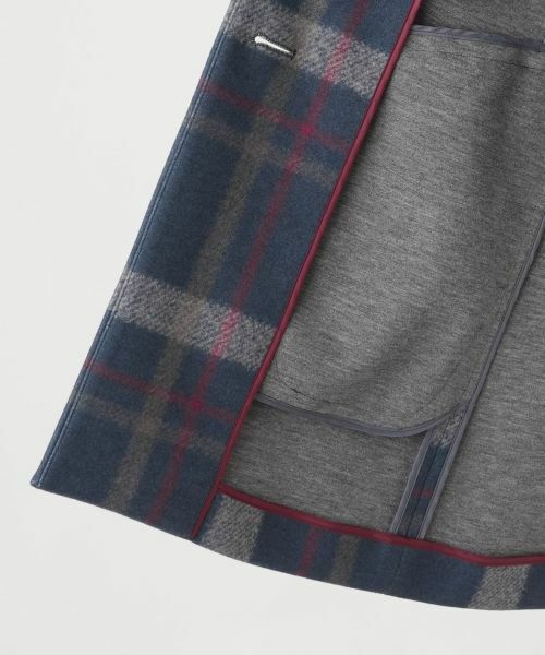 Leilian / レリアン その他アウター | チェックスタンドカラーコート【Leilian WHITE LABEL】 | 詳細13