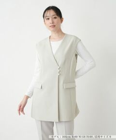 Leilian / レリアン テーラードジャケット | Vネックベスト【Leilian WHITE LABEL】