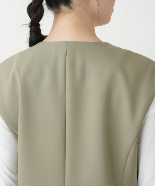 Leilian / レリアン テーラードジャケット | Vネックベスト【Leilian WHITE LABEL】 | 詳細16