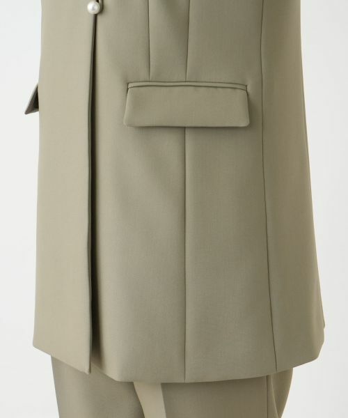 Leilian / レリアン テーラードジャケット | Vネックベスト【Leilian WHITE LABEL】 | 詳細18