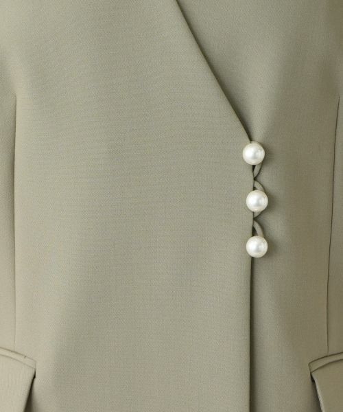 Leilian / レリアン テーラードジャケット | Vネックベスト【Leilian WHITE LABEL】 | 詳細21