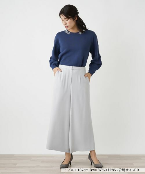 Leilian / レリアン その他パンツ | ガウチョパンツ【Leilian WHITE LABEL】 | 詳細1