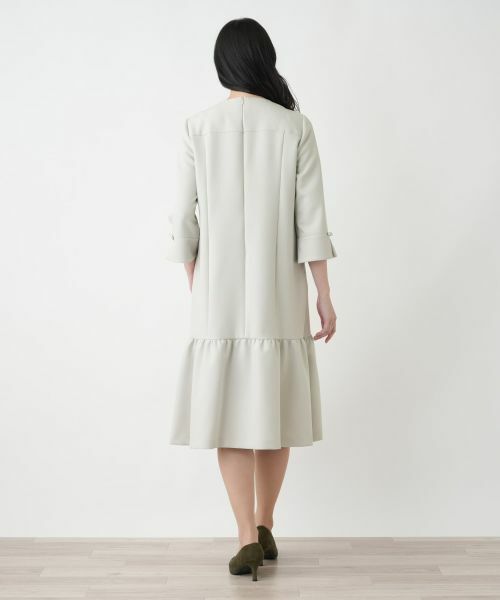 Leilian / レリアン ドレス | ストレッチフレアワンピース【Leilian WHITE LABEL】 | 詳細11