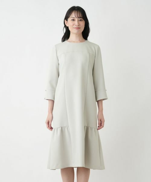 Leilian / レリアン ドレス | ストレッチフレアワンピース【Leilian WHITE LABEL】 | 詳細12