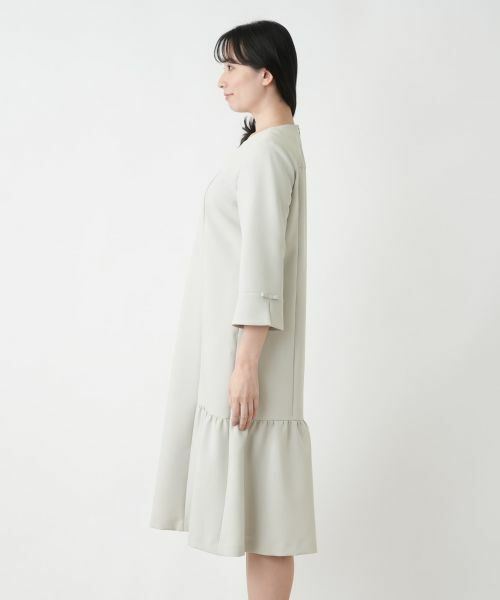 Leilian / レリアン ドレス | ストレッチフレアワンピース【Leilian WHITE LABEL】 | 詳細13