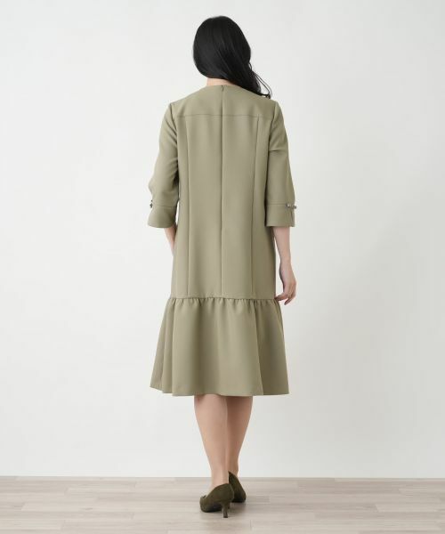 Leilian / レリアン ドレス | ストレッチフレアワンピース【Leilian WHITE LABEL】 | 詳細3