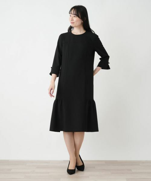 Leilian / レリアン ドレス | ストレッチフレアワンピース【Leilian WHITE LABEL】 | 詳細4