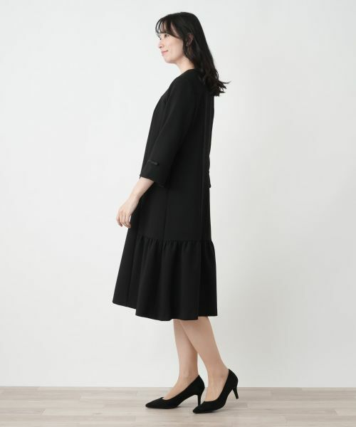 Leilian / レリアン ドレス | ストレッチフレアワンピース【Leilian WHITE LABEL】 | 詳細6