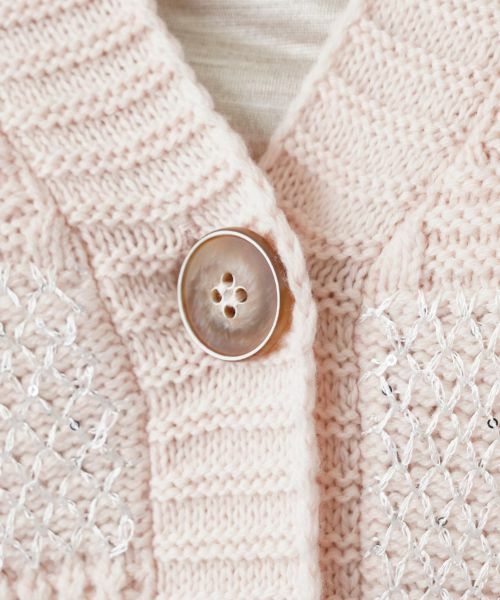 Leilian / レリアン カーディガン・ボレロ | 編地切替Vネックカーディガン | 詳細15